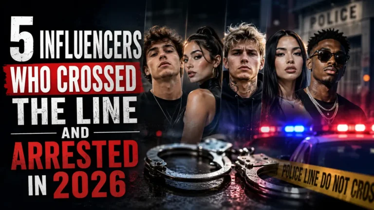 influencer arrested