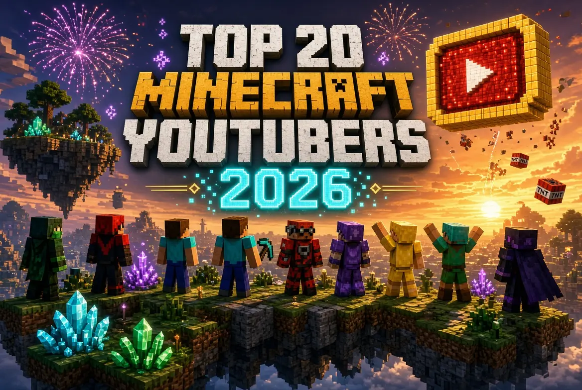 Top 20 Minecraft YouTubers in 2026