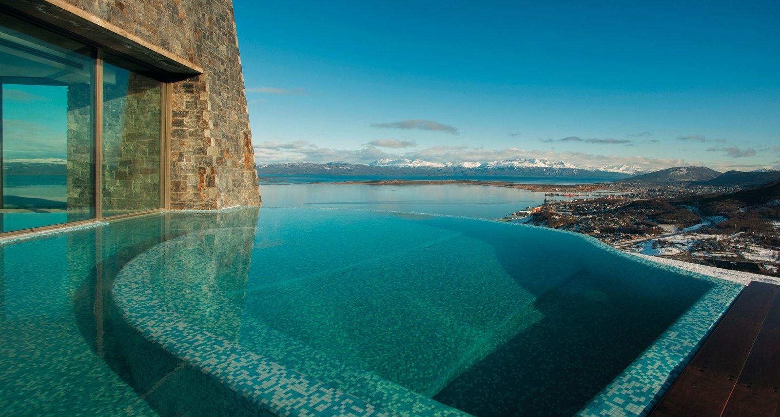 Six Spectacular Outdoor Pools for a Snowy Swim